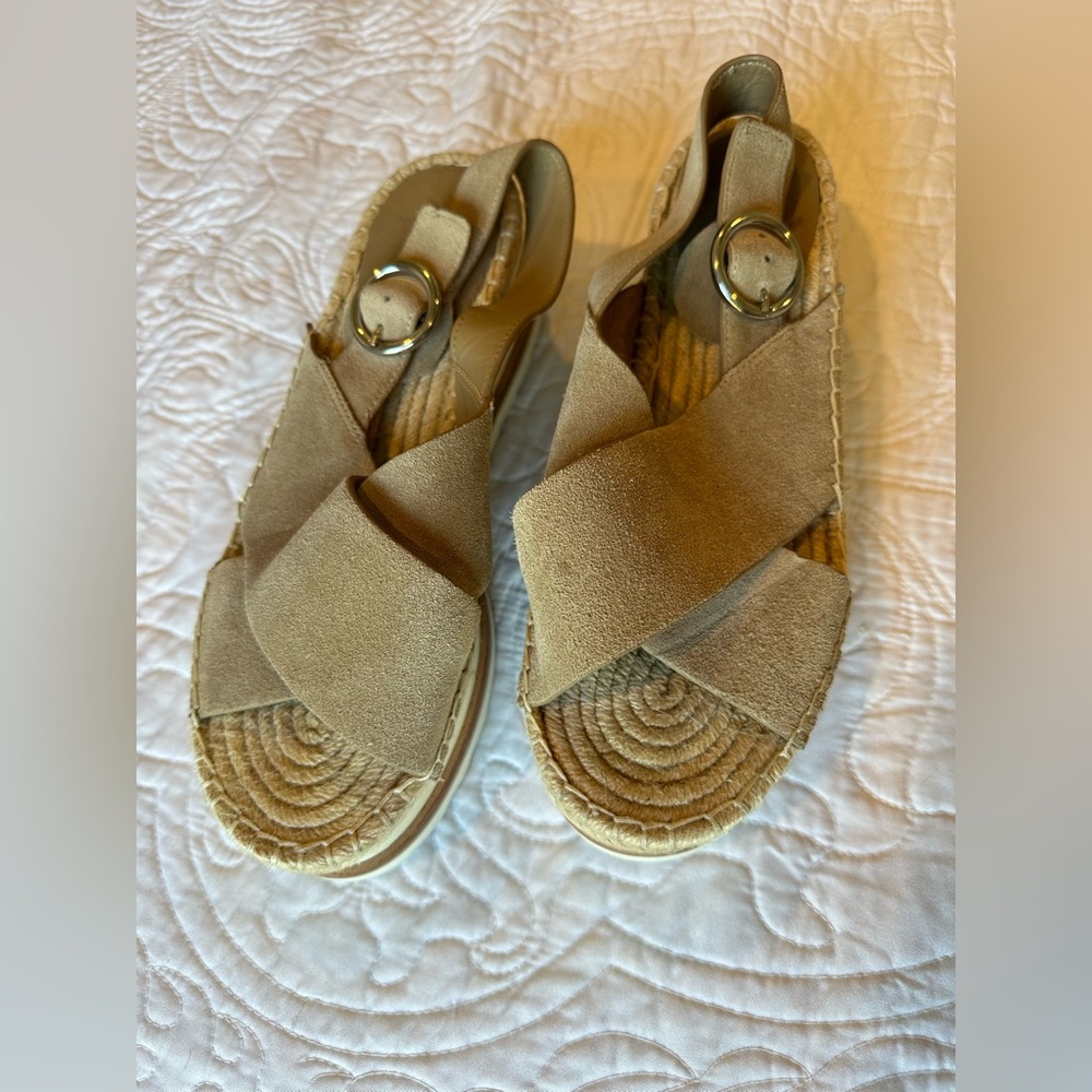 Marc Fisher Grey Wedges Size 9.5